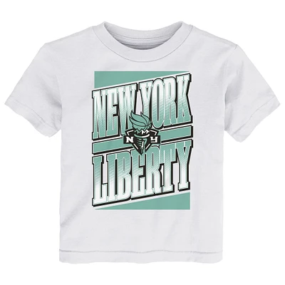 T-shirt blanc pour tout-petits de l'équipe New York Liberty