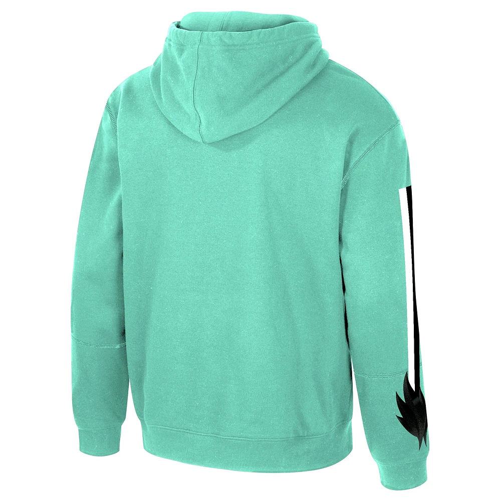 Unisex Stadium Essentials  Mint New York Liberty City Star Rebel Edition Pullover Hoodie