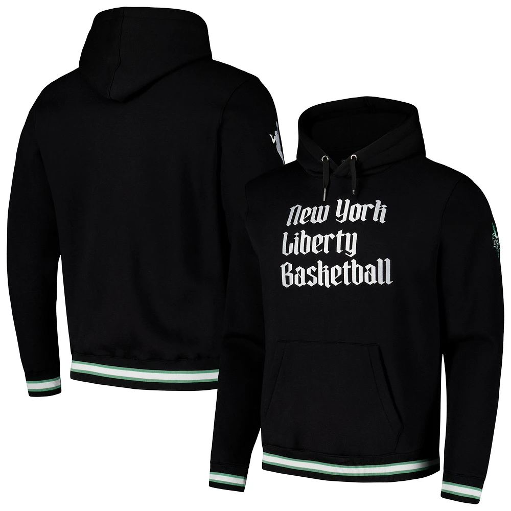 Sweat à capuche unisexe noir New York Liberty Premium