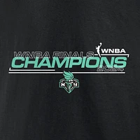 Unisex Fanatics Black New York Liberty 2024 WNBA Finals Champions T-Shirt