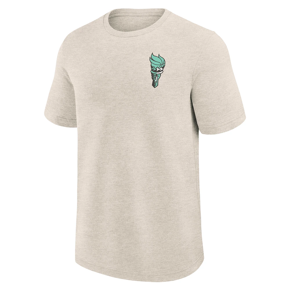 Unisex Fanatics Natural New York Liberty WNBA Team Elite T-Shirt