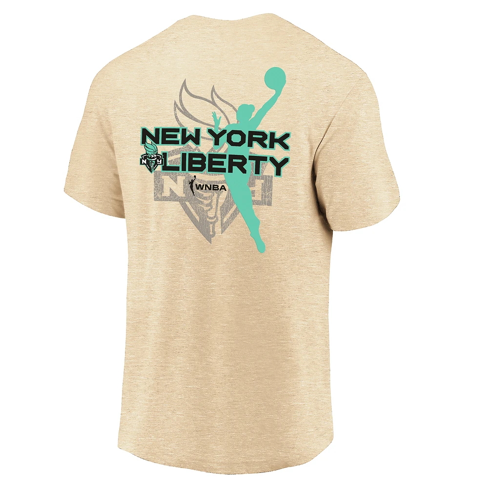 T-shirt unisexe Fanatics Natural New York Liberty WNBA Team Elite