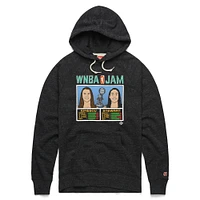 Sweat à capuche unisexe hommage Breanna Stewart et Sabrina Ionescu Charcoal New York Liberty 2024 WNBA Champions Jam Tri-Blend