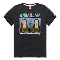 Unisex Homage Breanna Stewart & Sabrina Ionescu Charcoal New York Liberty 2024 WNBA Champions Jam Tri-Blend T-Shirt