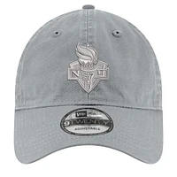 Casquette ajustable unisexe New Era grise New York Liberty Core 9TWENTY