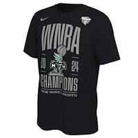 T-shirt unisexe Nike noir New York Liberty 2024 WNBA Finals Champions Vestiaire