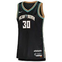 Unisex Nike Breanna Stewart Black New York Liberty Explorer Edition Victory Jersey