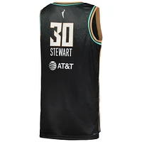 Unisex Nike Breanna Stewart Black New York Liberty Explorer Edition Victory Jersey