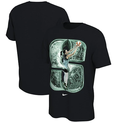 T-shirt unisexe Nike Sabrina Ionescu New York Liberty WNBA Summit Player noir
