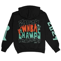 Unisex Playa Society Black New York Liberty 2024 WNBA Finals Champions Premium Pullover Hoodie