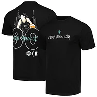 Unisex round21 Breanna Stewart Black New York Liberty Player Illustration T-Shirt