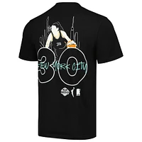 Unisex round21 Breanna Stewart Black New York Liberty Player Illustration T-Shirt