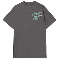 Unisex round21 Charcoal New York Liberty 2024 WNBA Playoffs Glow-in-the-Dark Oversized T-Shirt