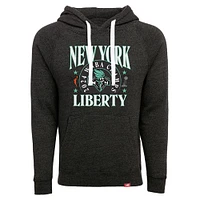 Sweat à capuche unisexe Sportiqe noir New York Liberty 2024 WNBA Finals Champions Olsen Tri-Blend