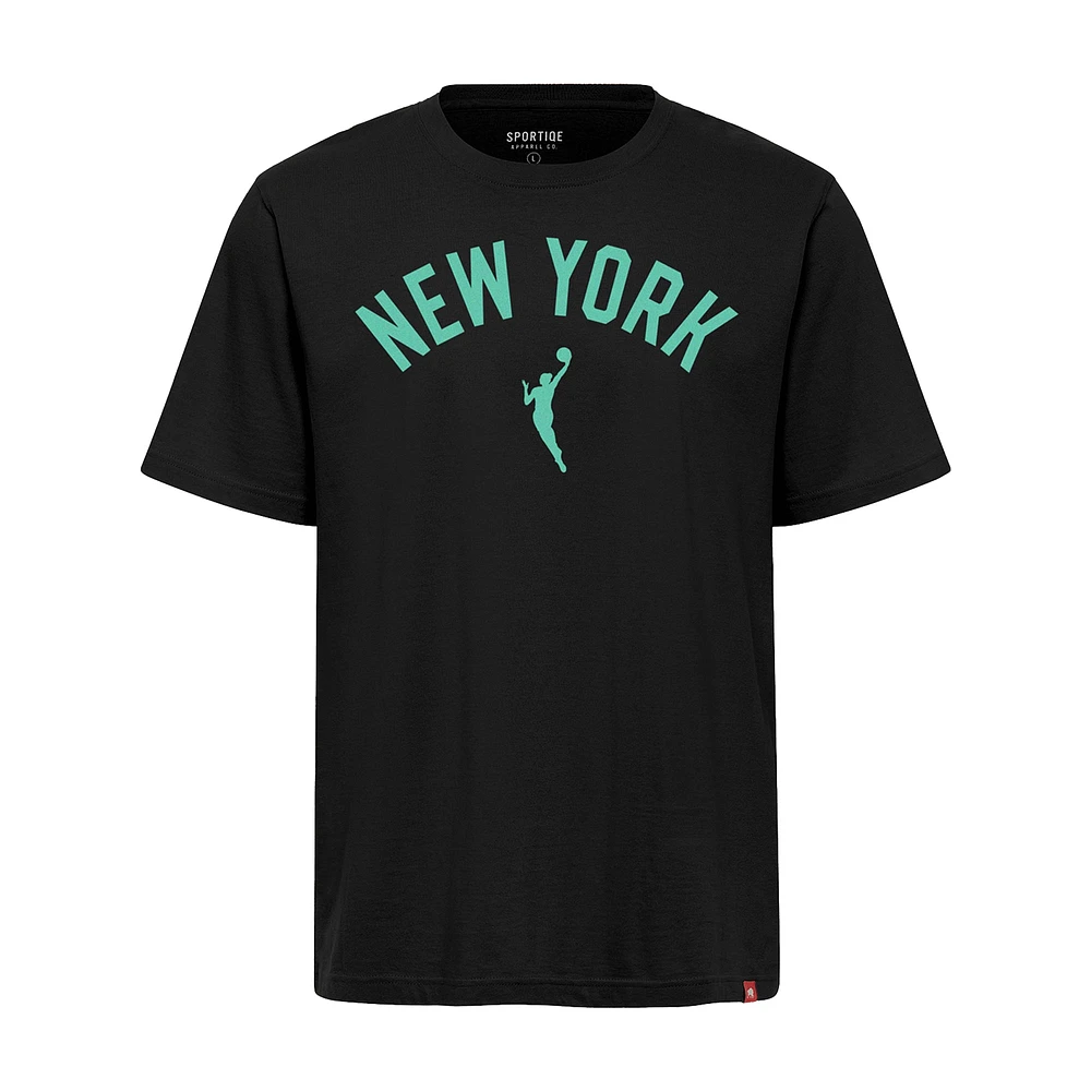 Unisex Sportiqe  Black New York Liberty Duke Premium T-Shirt