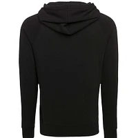 Unisex Sportiqe  Heather Black New York Liberty Olsen Tri-Blend Pullover Hoodie