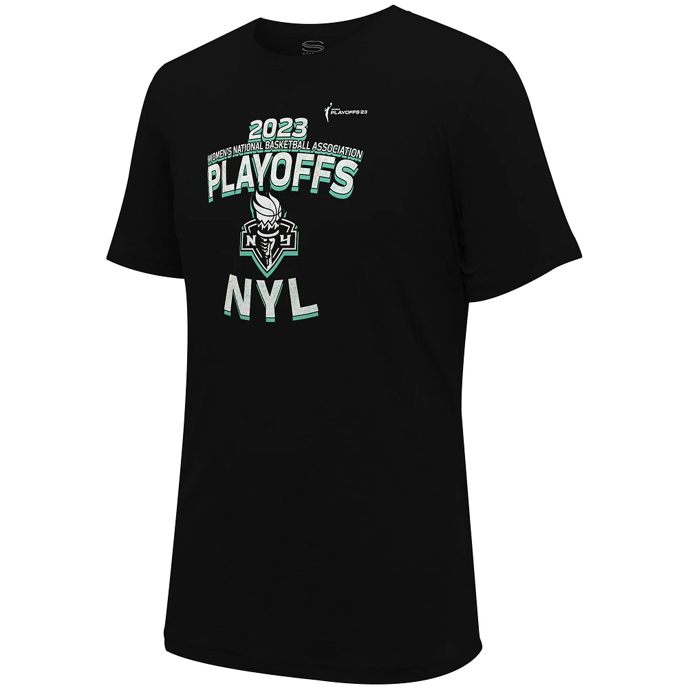 T-shirt unisexe Stadium Essentials noir New York Liberty 2023 WNBA Playoffs Dust