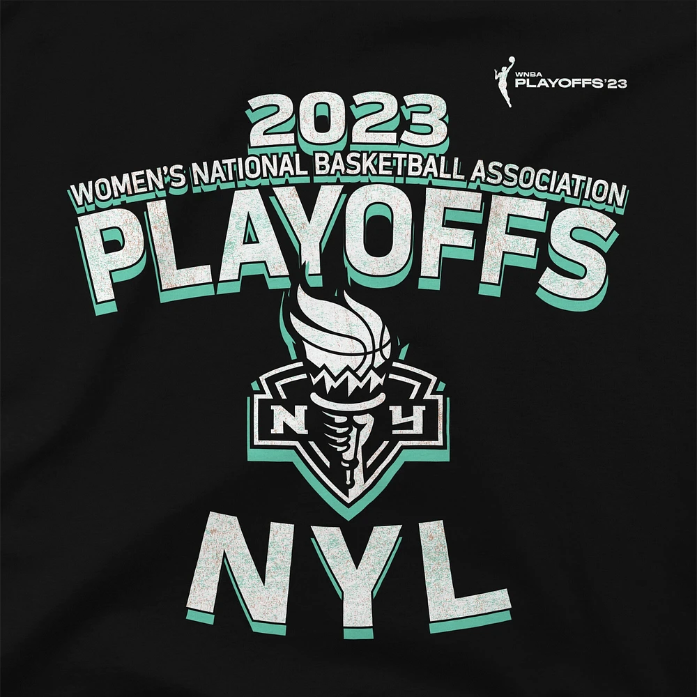 T-shirt unisexe Stadium Essentials noir New York Liberty 2023 WNBA Playoffs Dust