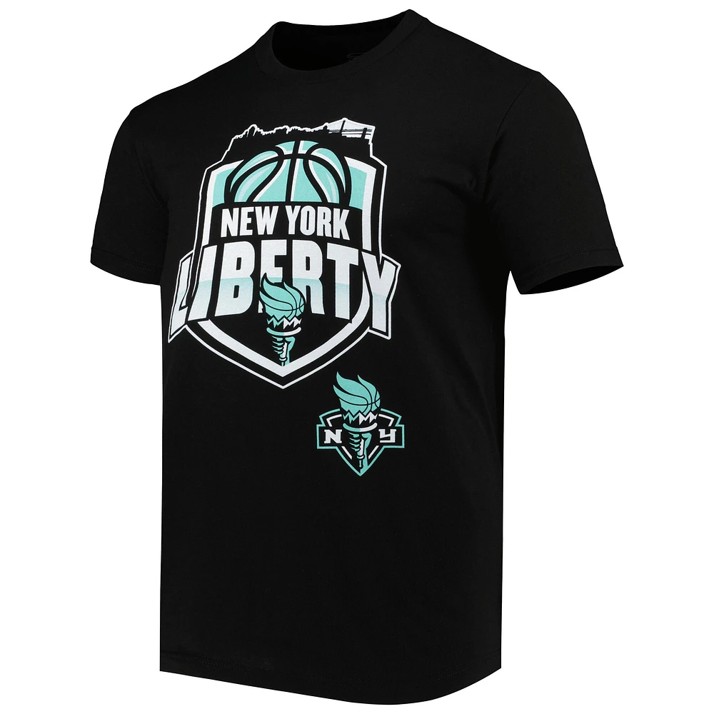 Unisex Stadium Essentials Black New York Liberty Crest T-Shirt
