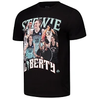 Unisex Stadium Essentials Breanna Stewart Black New York Liberty  2024 Crossroads T-Shirt