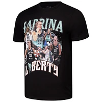 Unisex Stadium Essentials Sabrina Ionescu Black New York Liberty  2024 Crossroads T-Shirt