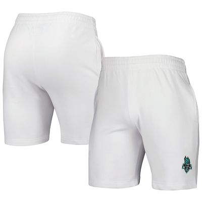 White New York Liberty Core Solid Shorts