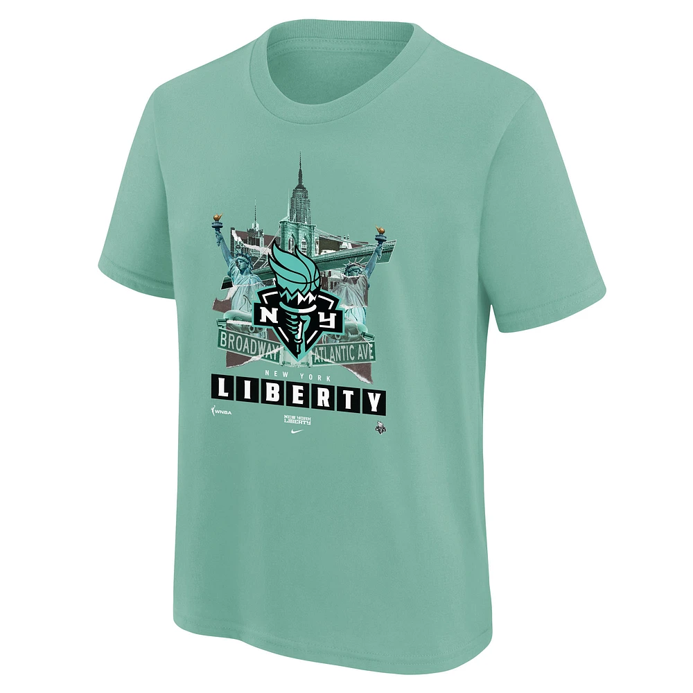 Youth Nike  Mint New York Liberty Original Content T-Shirt