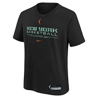 T-shirt Nike New York Liberty Legend Practice Performance noir pour jeune