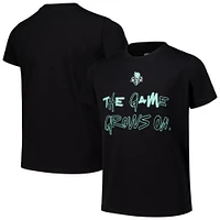 Youth round21 Black New York Liberty Go Team T-Shirt