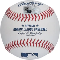 Balle de baseball autographiée par Brandon Nimmo des Mets de New York avec l'inscription « MLB Debut 6/26/16 »