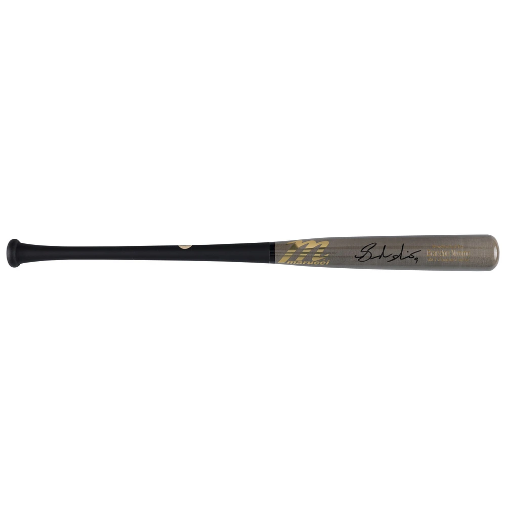 Batte de baseball Marucci autographiée par Brandon Nimmo des Mets de New York