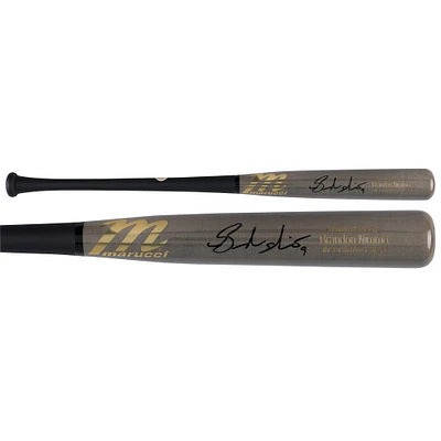 Batte de baseball Marucci autographiée par Brandon Nimmo des Mets de New York