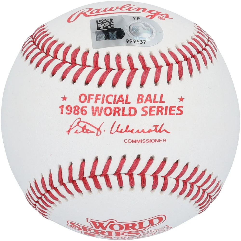 Darryl Strawberry New York Mets Autographed 1986 World Series Logo Baseball with "86 WS Champs" Inscription