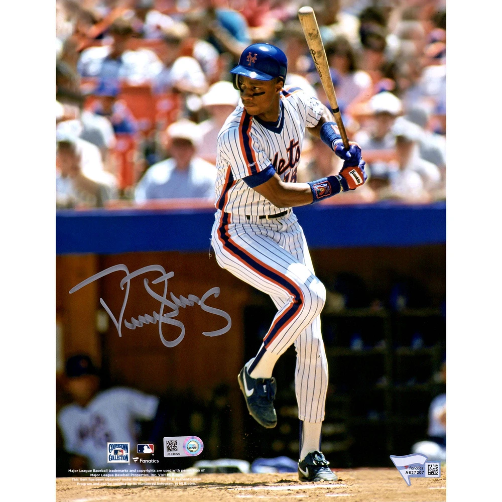 Darryl Strawberry New York Mets Autographed 8" x 10" Slugging Photograph
