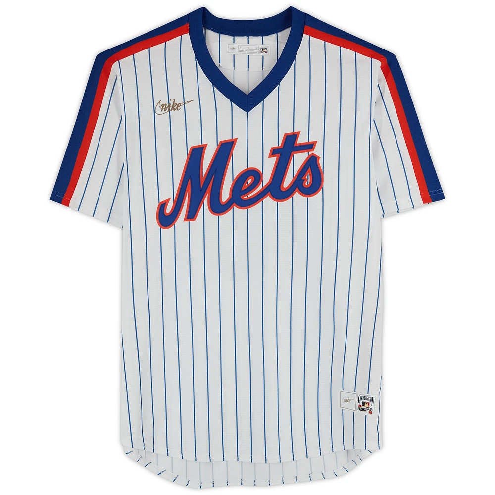 Darryl Strawberry New York Mets Autographed White Nike Cooperstown Collection Replica Jersey with "86 WS Champs" Inscription