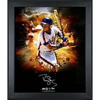 Darryl Strawberry New York Mets Framed Autographed 20" x 24" In-Focus Photograph