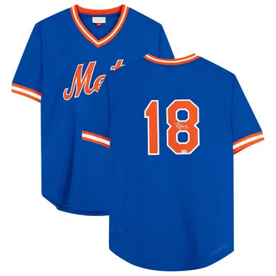 Shop Blue Mens Mitchell & Ness MLB Authentic BP Jersey Mets Dwight Gooden