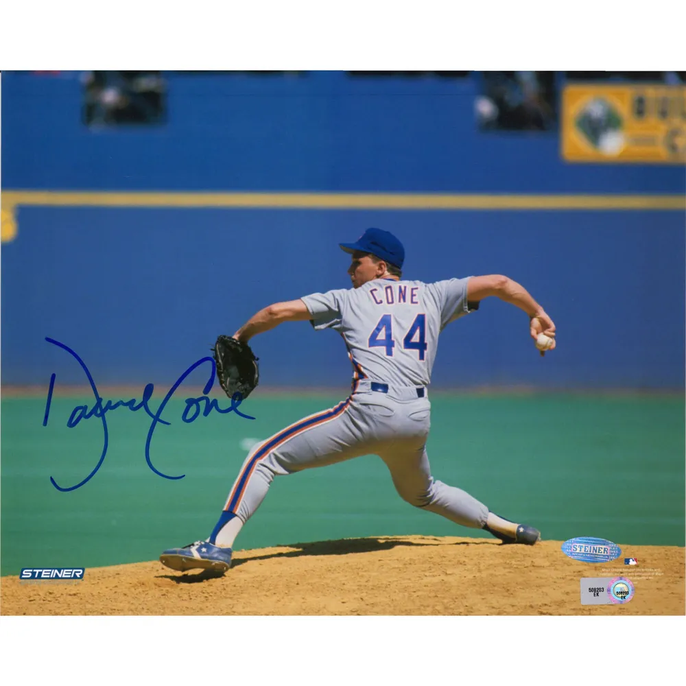Lids David Cone New York Mets Fanatics Authentic Autographed 8 x 10  Pitching Horizontal Photograph