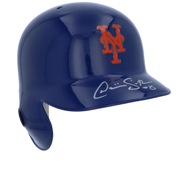 Lids David Wright New York Mets Fanatics Authentic Autographed Black & Blue  Replica Batting Helmet