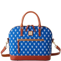 Dooney & Bourke New York Mets Signature Domed Zip Satchel Purse