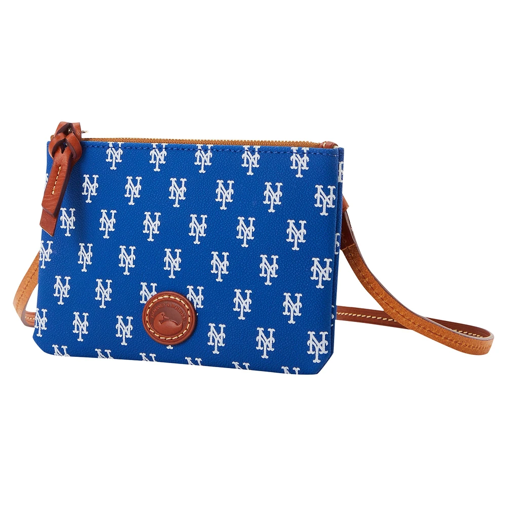 Dooney & Bourke New York Mets Sac à main à bandoulière avec fermeture éclair sur le dessus