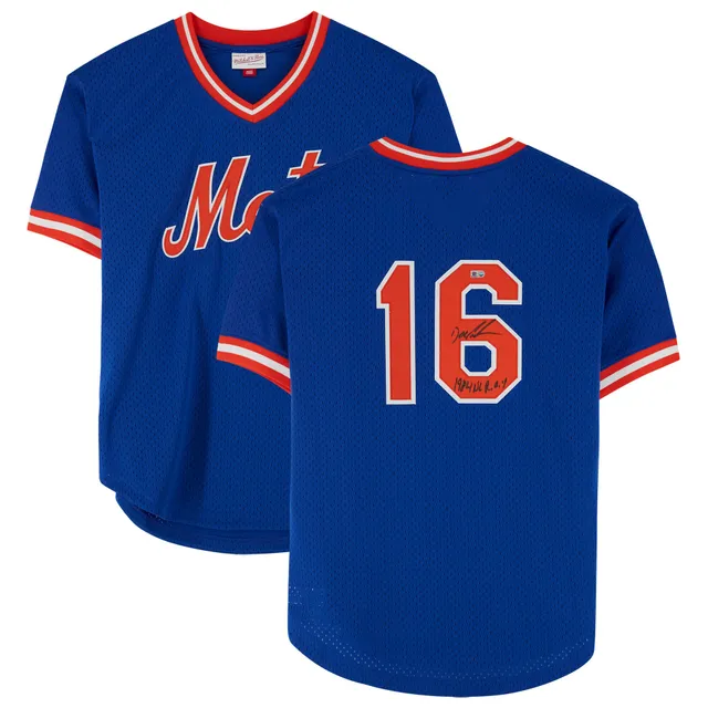 Mitchell & Ness Authentic Dwight Gooden New York Mets 1986 Pullover Jersey / Size M