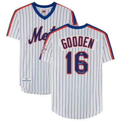 Fanatics Authentic Dwight Gooden New York Mets Autographed Mitchell & Ness Replica Jersey with 1984 NL R.O.Y. Inscription