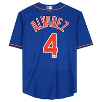 Francisco Alvarez New York Mets Autographed Nike Replica Jersey