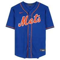 Francisco Alvarez New York Mets Autographed Nike Replica Jersey