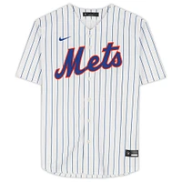 Francisco Alvarez New York Mets Autographed White Nike Replica Jersey