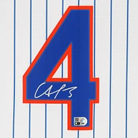 Francisco Alvarez New York Mets Autographed White Nike Replica Jersey