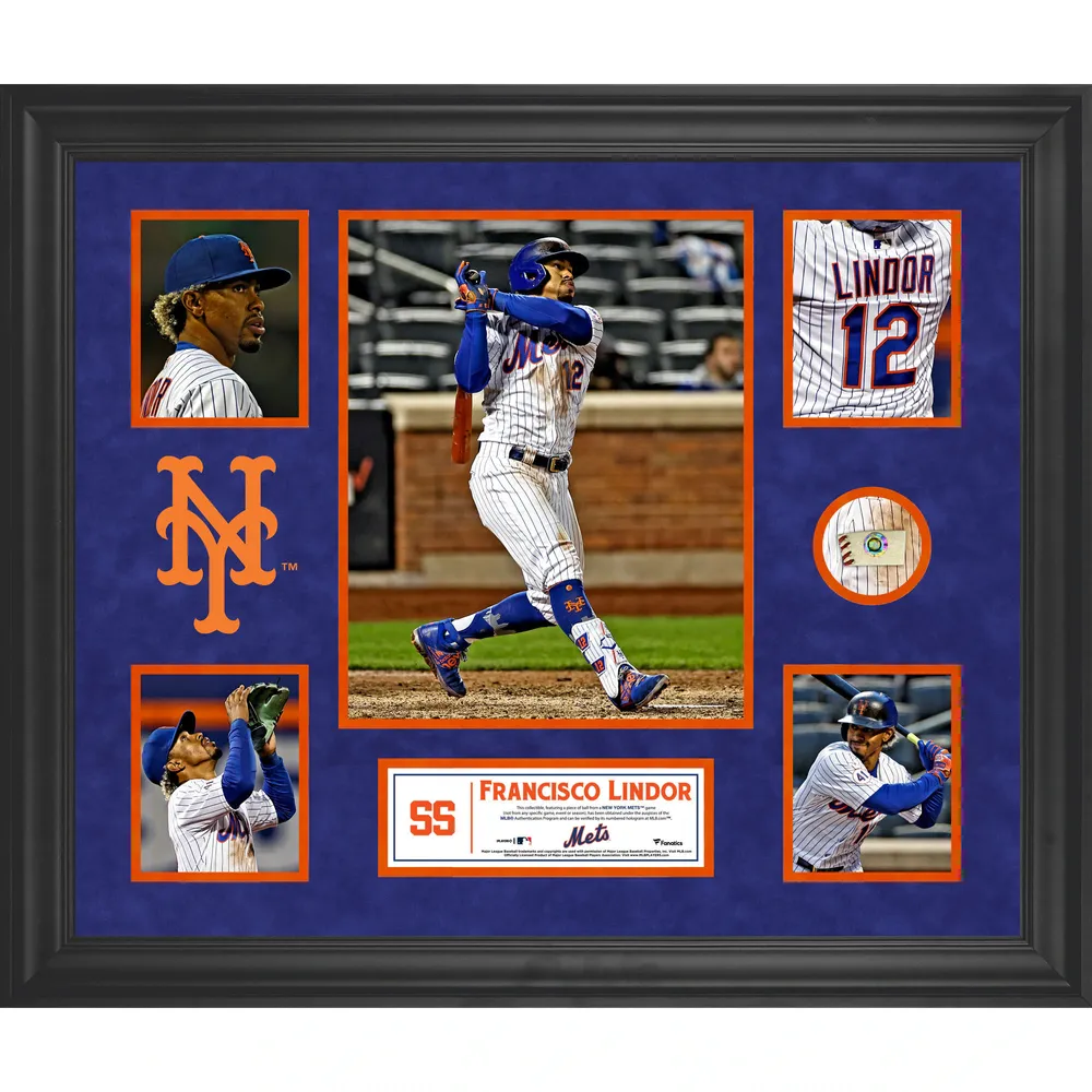 Anthony Rizzo New York Yankees Framed 5-Photo Collage with A Piece of Game-Used Ball