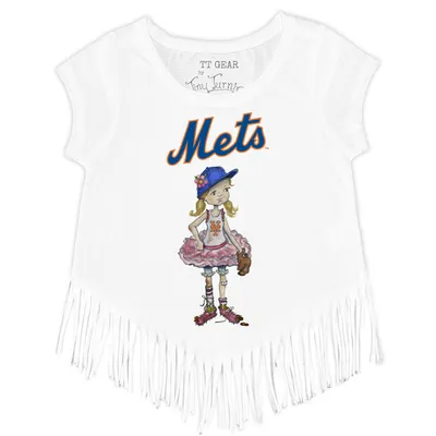 Lids New York Mets Tiny Turnip Women's Baseball Bow T-Shirt