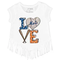 Lids New York Mets Tiny Turnip Women's Baseball Bow T-Shirt